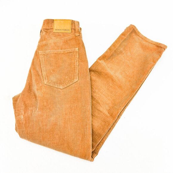 Denim Forum The Joni High Rise Loose Corduroy Style Pants Size 24 x 30L - Picture 10 of 10